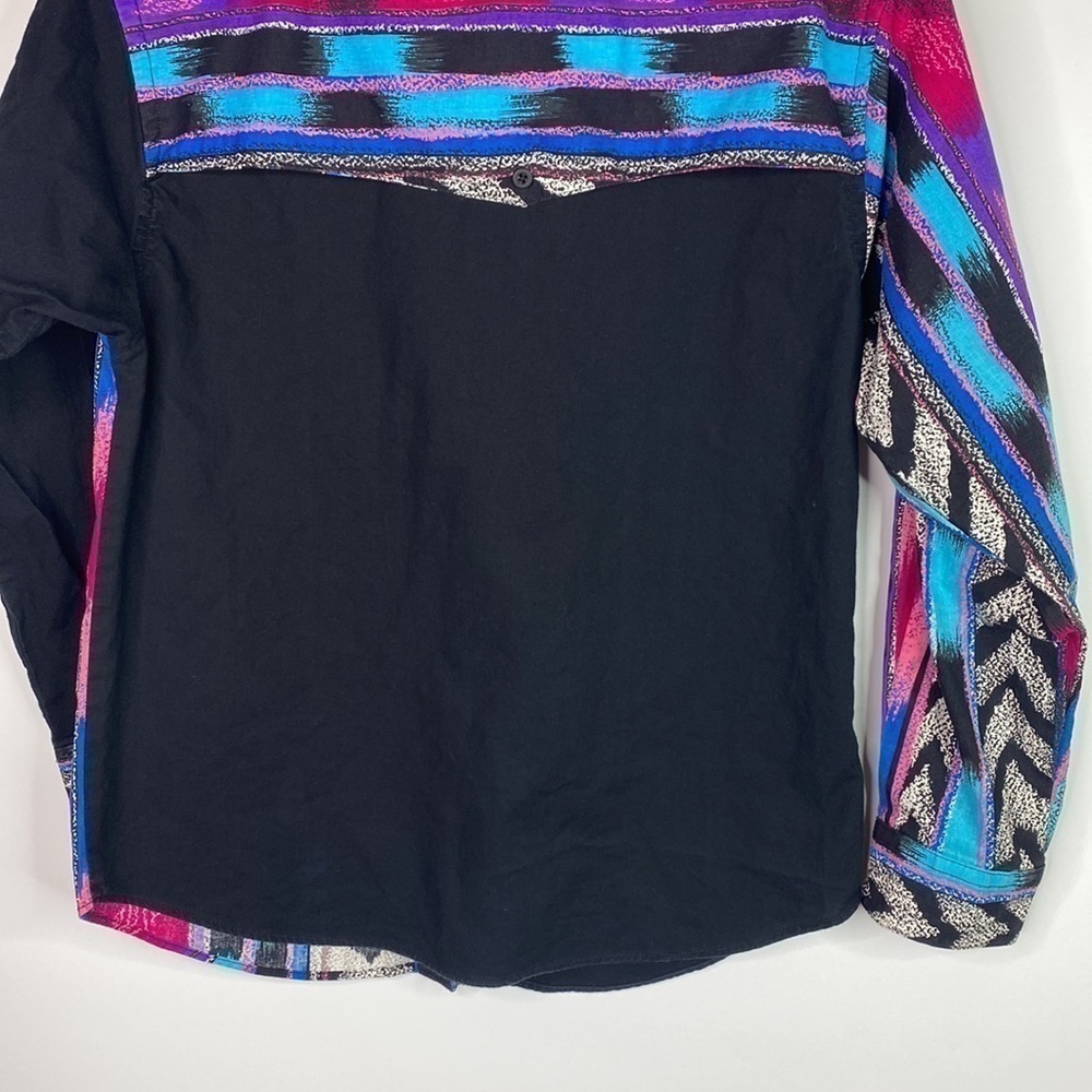 Vintage Ruddock Brothers Aztec Southwestern Button Up Shirt Medium - Picture 6 of 8